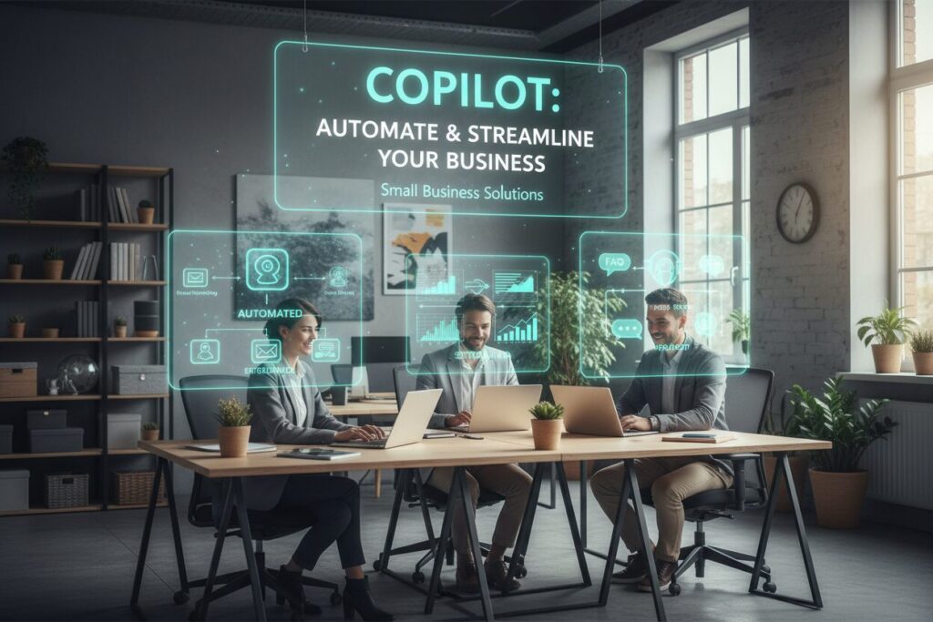 Microsoft 365 Copilot helping small business productivity